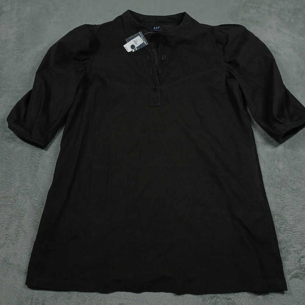 Gap Top Womens Large Brown Corduroy Short Sleeve Preppy NWT